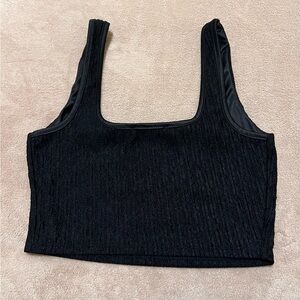 21 Saints Lined Crop Tank Top Sz M